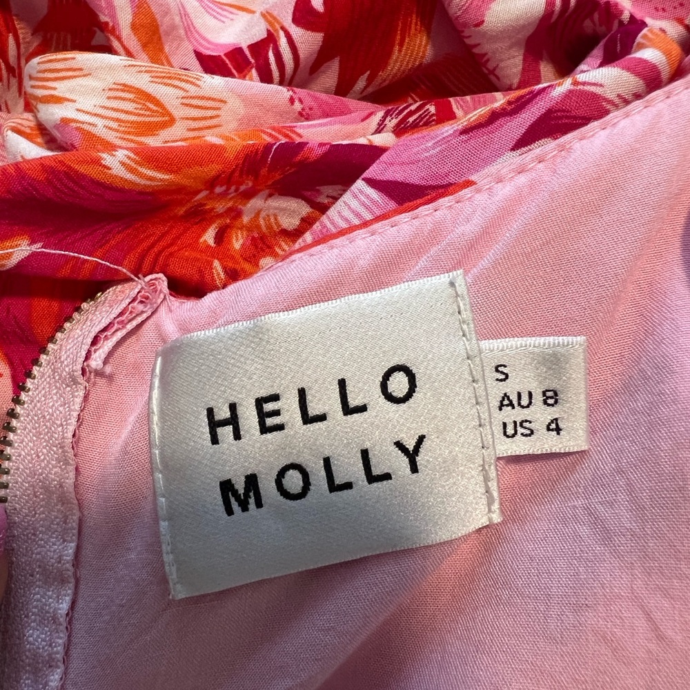 Hello Molly Red And White One Shoulder Sundress - image 4